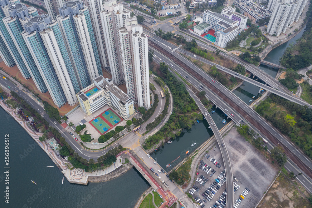 Fototapeta premium Hong Kong residential district