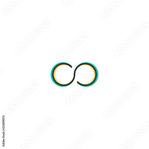 Infinity icon design. Essential icon vector design