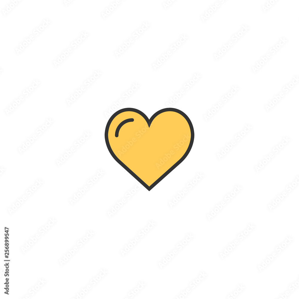 Like icon design. Essential icon vector design Like icon design. Essential icon vector design