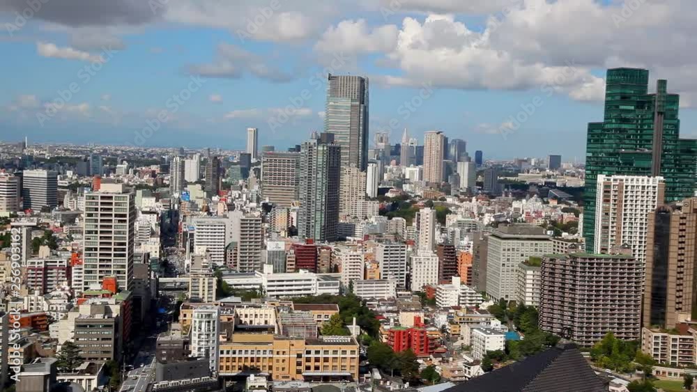 Aerial panorama of Tokyo skyscrapers skyline, Japan Aerial panorama of Tokyo skyscrapers skyline, Japan