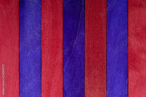 Photography Beautiful texture of natural wood slats in purple and red colors