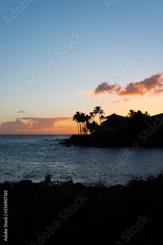 Hawaii Coastline Sunset