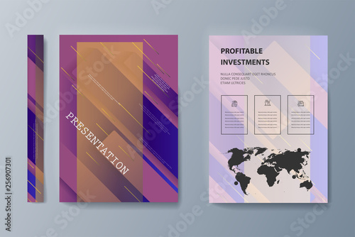 This template is the best as a business presentation, used in marketing and advertising, flyer and banner, the annual report