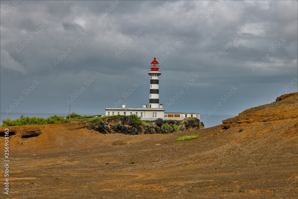 Farol da Ponta da Barca, ilha Graciosa, Açores 