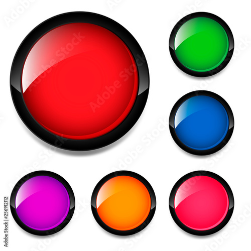 Glossy Buttons Free Download Glossy Buttons - GFXLoad