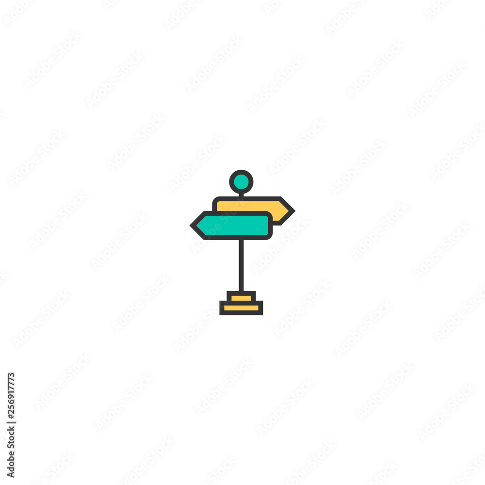 Street icon design. Essential icon vector design