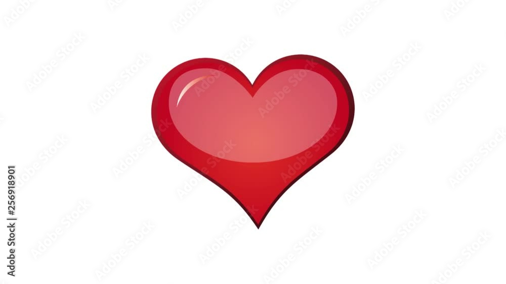 Animation made with hearts Animation made with hearts