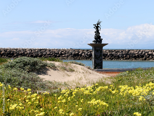 Ventura Harbor Village in Spring Daylight in California