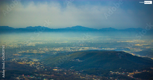 aerial view of mountains