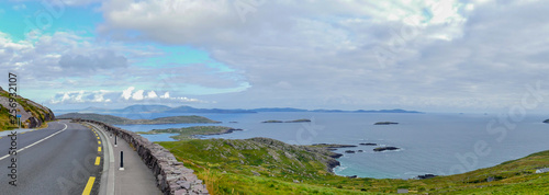 Vászonkép Panorama Road Ring of Kerry Straße