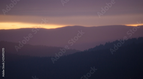 sunset in mountains © Dave Gardner