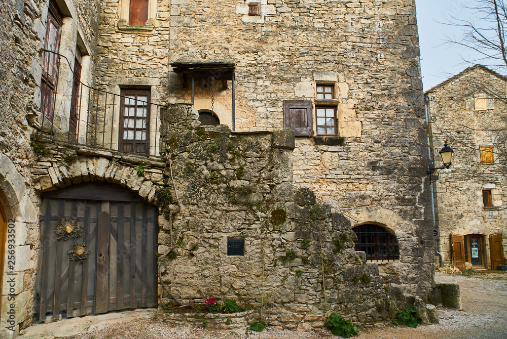 The medieval Village, La Couvertoirade, France	