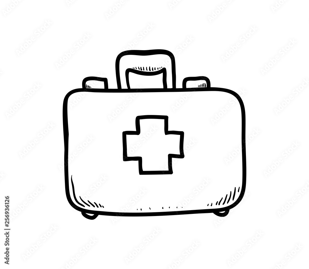 medical kit isolated icon
