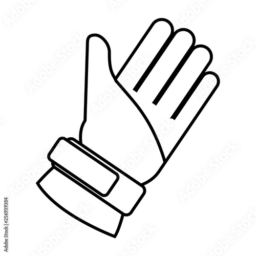 winter glove accessory icon