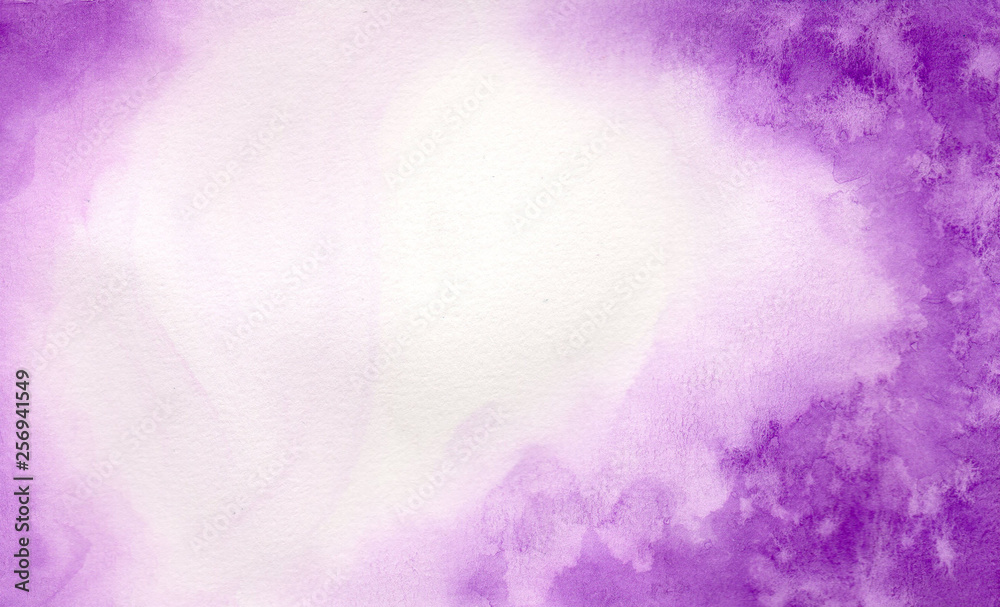 Abstract background watercolor purple