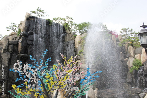 waterfall in forest
