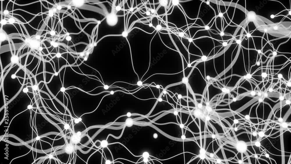 4K Neuronal Activity. 3D CGI animation 4K Neuronal Activity. 3D CGI animation