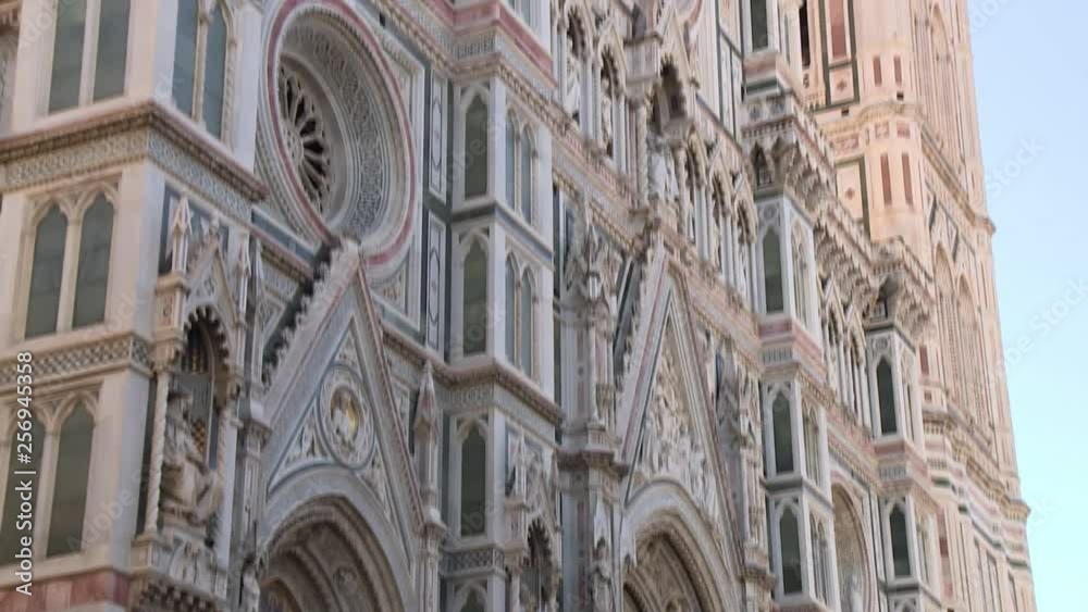 facade detail Cathedral of Santa Maria del Fiore Florence Italy facade detail Cathedral of Santa Maria del Fiore Florence Italy
