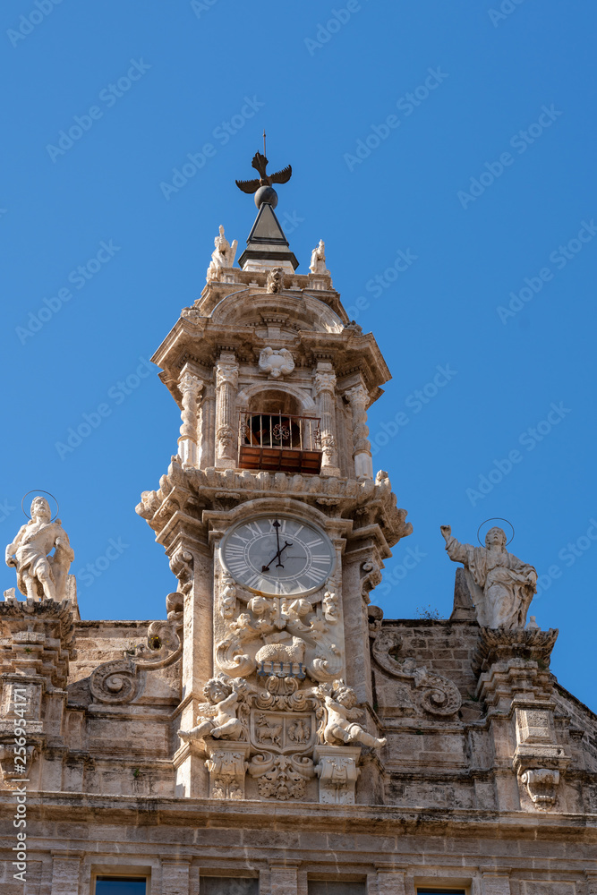 VALENCIA, SPAIN - FEBRUARY 25 : Royal Parish Church of St John in Valencia Spain on February 25, 2019