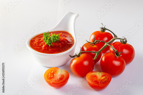 tomato sauce, gaspacho, ketchup
