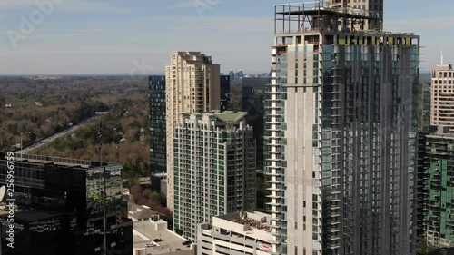 Aerial of Buckhead, Atlanta, Georgia photo