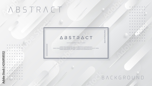 Abstract white and gray background. Abstract background with a composition of white and gray gradient.