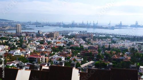 Lookout, Mirador Martinsicuro, Barrio Altavista, Las Palmas de Gran Canaria, Gran Canaria Island, Canary Islands, Spain, Europe photo