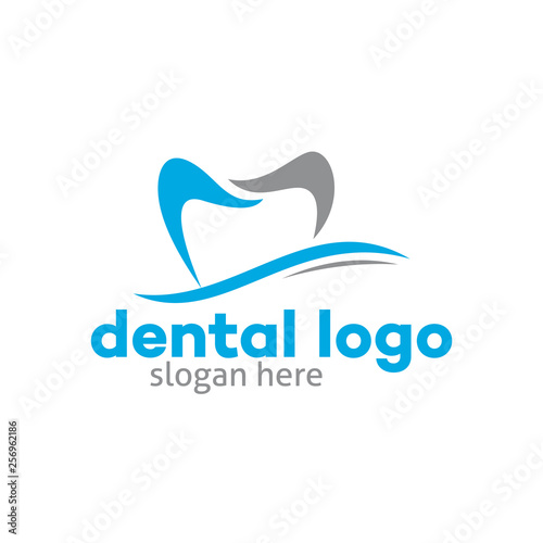 dental braces logo, dental implant, dental logo design