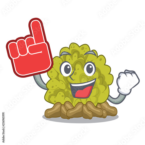 Foam finger green coral reef toys cartoon shapes