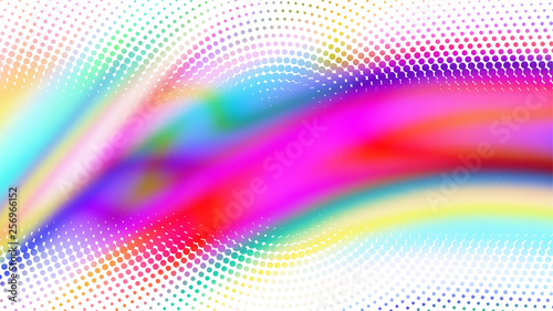 Abstract holographic wavy lines. Background for banner headline, presentation, corporate identity, flyer, poster, cover backdrop, wallpaper. Vector EPS10. Not trace, include mesh gradient only