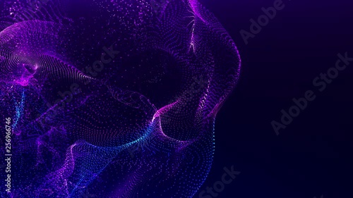 Futuristic Nebula in Virtural Space -Purple- Motion Graphic - 4K UHD 3840-2160 photo