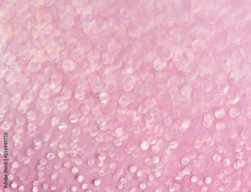 Pink background of shining drops of water Pink background of shining drops of water