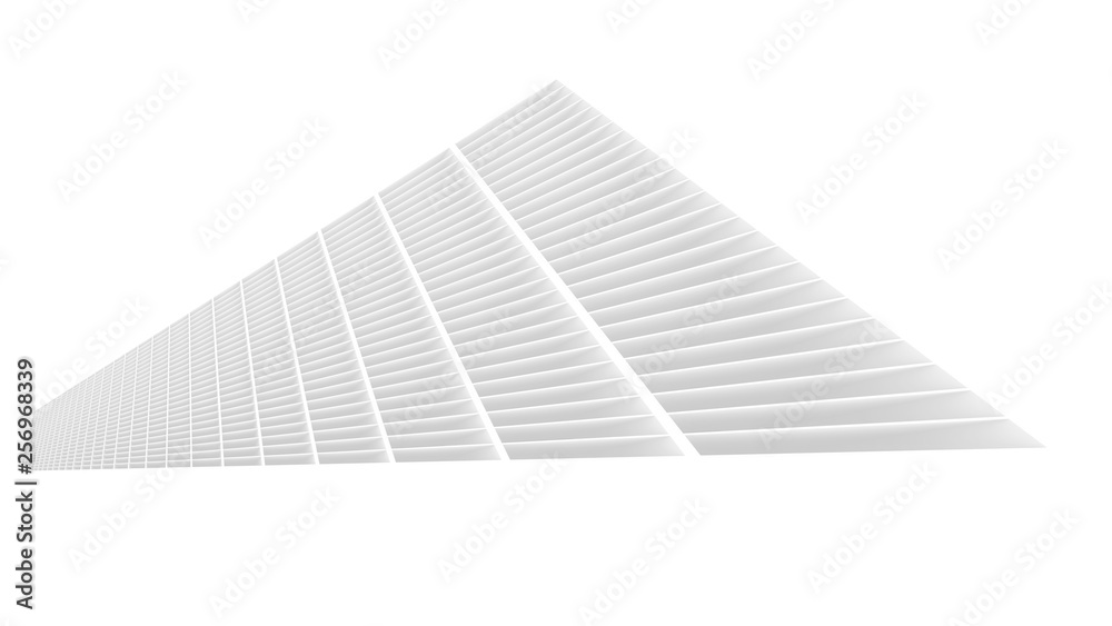 abstract background with copy space for text, 3D rendering, empty bockshelf, white, abstract interior 