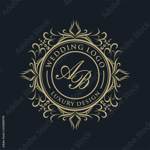 Luxury design set for wedding and decoration