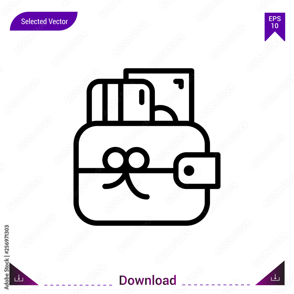 wallet vector icon. Best modern, simple, isolated,Gift, flat icon for website design or mobile applications, UI / UX design vector format wallet vector icon. Best modern, simple, isolated,Gift, flat icon for website design or mobile applications, UI / UX design vector format