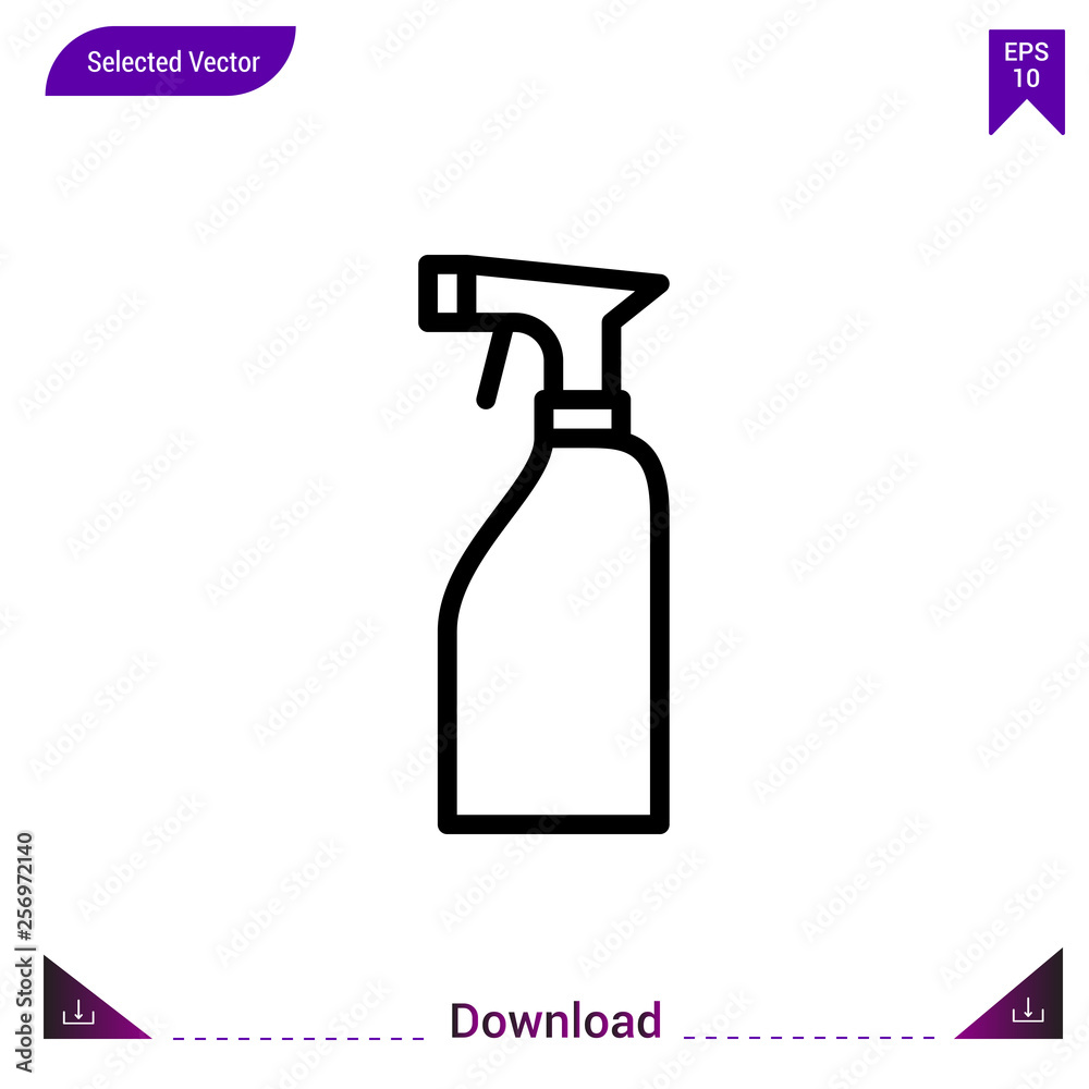 spray vector icon. Best modern, simple, isolated,laundry. flat icon for website design or mobile applications, UI / UX design vector format spray vector icon. Best modern, simple, isolated,laundry. flat icon for website design or mobile applications, UI / UX design vector format
