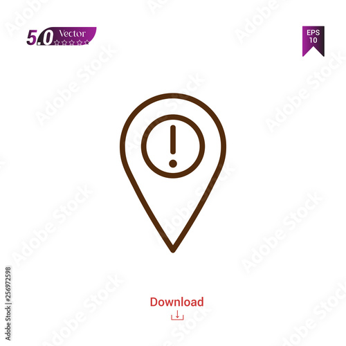 PLACEHLOADER icon. placehloader icon vector isolated on white background. man-footwear. Graphic design, mobile application,professions icons 2019 year, user interface. Editable stroke. EPS10 format