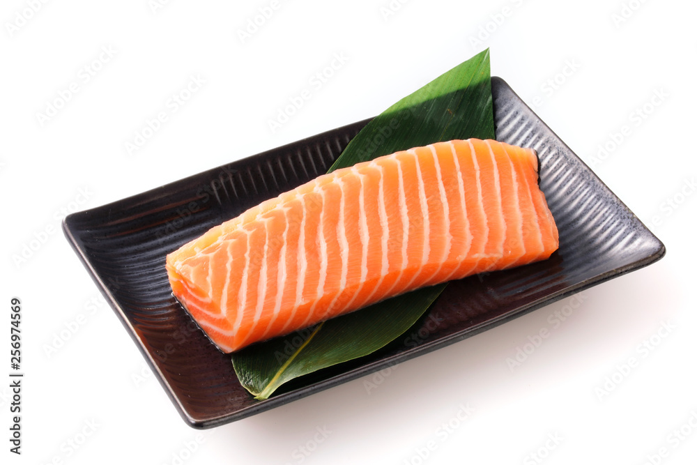 サーモンの刺身 Raw salmon sashimi サーモンの刺身 Raw salmon sashimi
