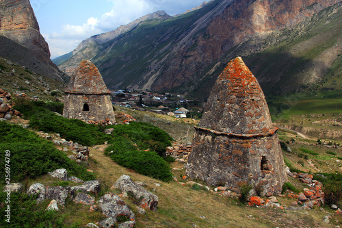 Necropolis, North Caucasus. Russia. Kabardino-balkaria.	