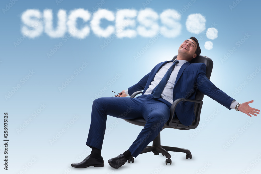 Young businessman dreaming of better things Young businessman dreaming of better things
