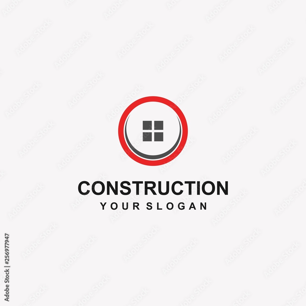 Fototapeta premium construction logo template