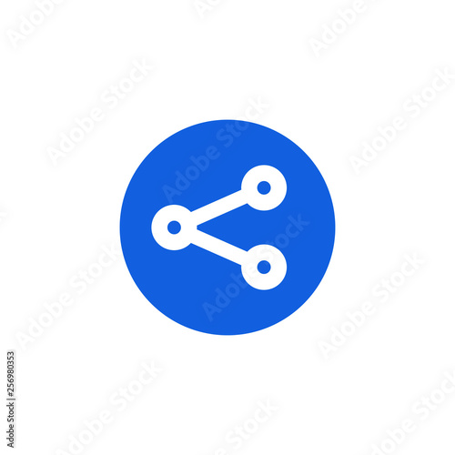 Share On Social Media Icons design symbols for technology business all company