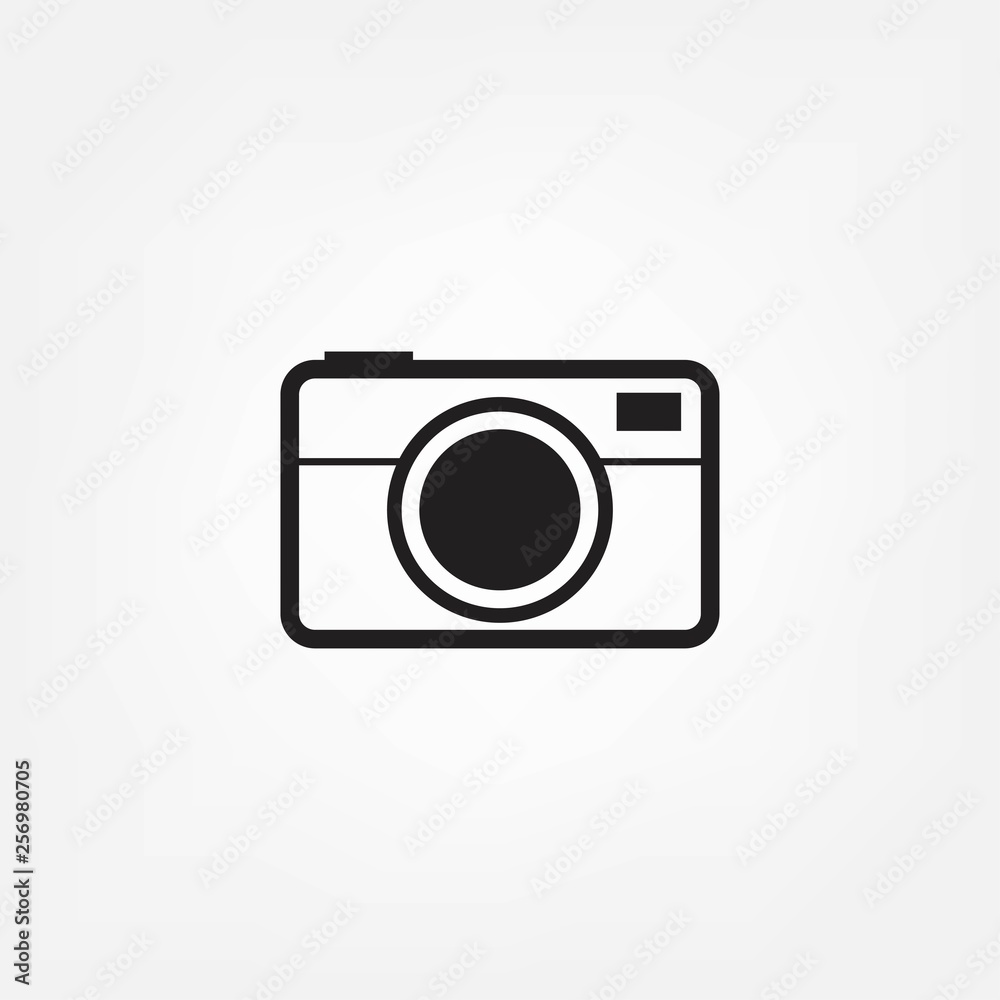 Camera icon flat Camera icon flat