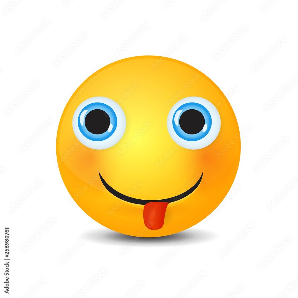 Yellow face with emotions Yellow face with emotions