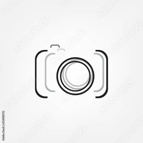 Camera icon flat