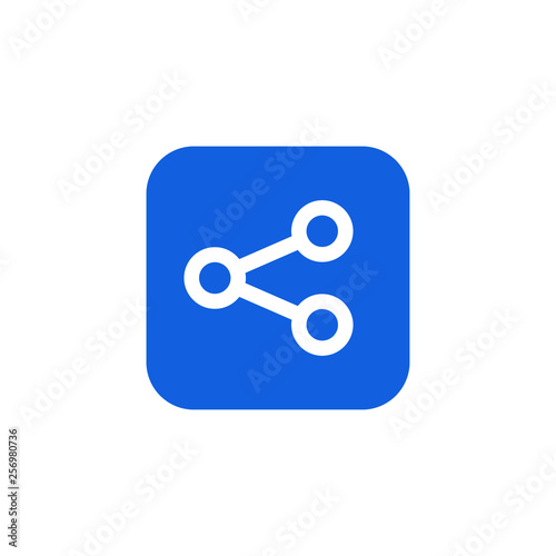 Share On Social Media Icons design symbols for technology business all company