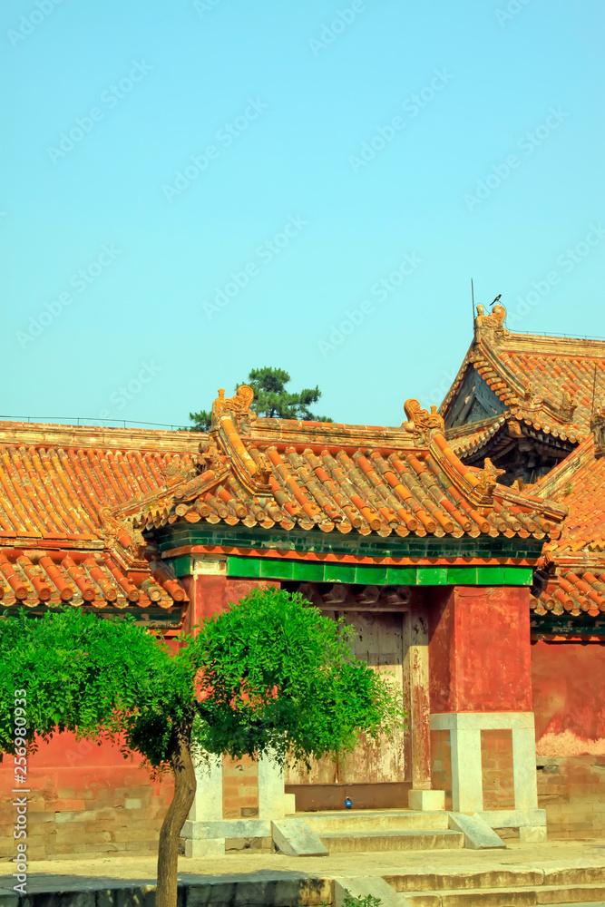 Obraz premium Chinese ancient architectural landscape, China