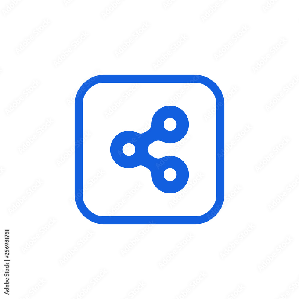 Share On Social Media Icons design symbols for technology business all company Share On Social Media Icons design symbols for technology business all company