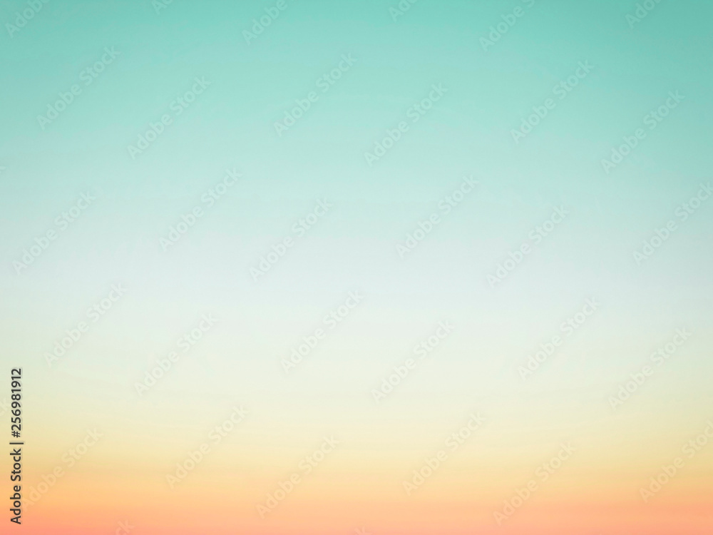 Clean sunrise gradient backgroud with a place for a message