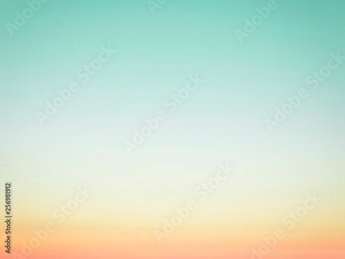 Clean sunrise gradient backgroud with a place for a message